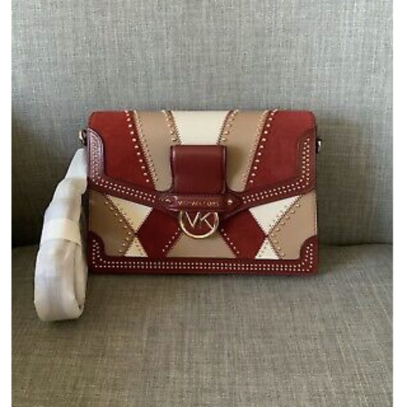 NWT Michael Kors Jessie Brandy Multi Shoulderbag - Picture 5 of 8